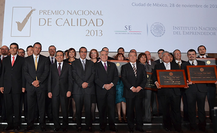 SE entrega el Premio Nacional de Calidad 2013