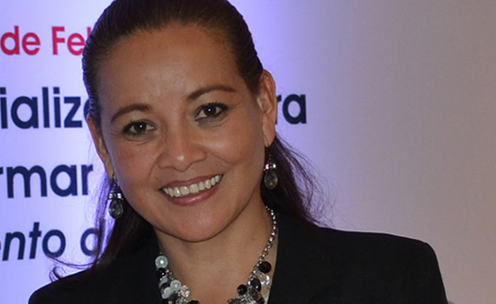 Faustina García Reyes impulsa desde la Canacintra el desarrollo del sector manufacturero. (Foto:  Enrique Octavio Fernández).