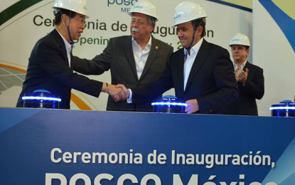 Inauguran nueva planta de acero en Tamaulipas