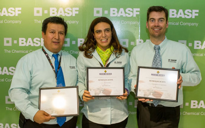 Reconocen a Basf por brindar capacitación técnica