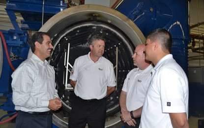 Integrantes de clúster aeroespacial visitan Colombia