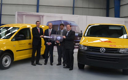 VW reafirma crecimiento con entrega de unidades a DHL