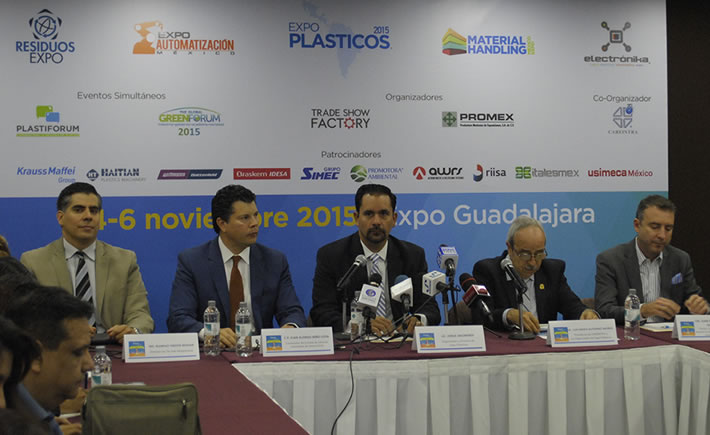 Expo Plásticos 2015, tendrá lugar en la Ciudad de Guadalajara, Jalisco del 4 al 6 de noviembre. (Foto: Expo Plásticos 2015)