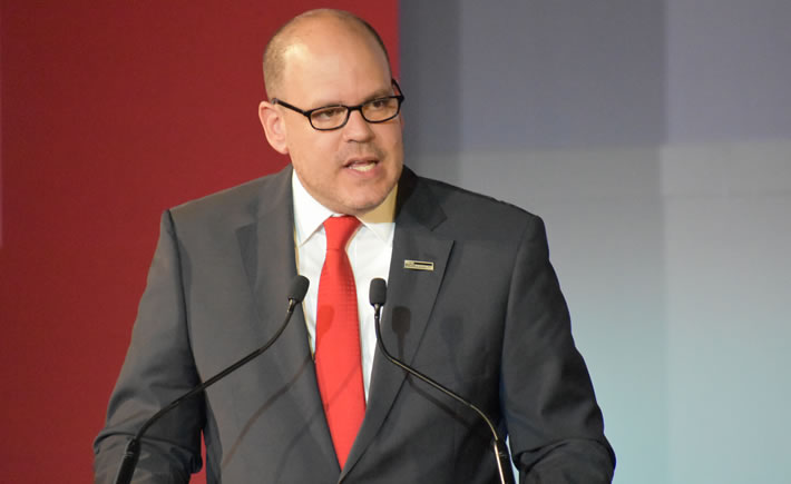 Miguel Elizalde, presidente de la Asociación Nacional de Productores de Autobuses, Camiones y Tractocamiones (ANPACT). (Foto: Vanguardia Industrial)