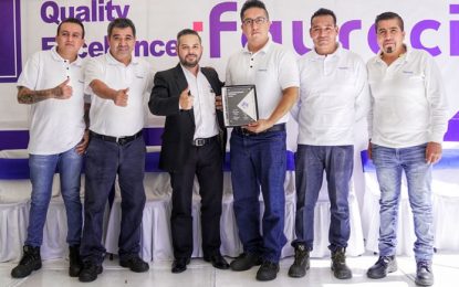 Faurecia recibe premio de GM, proveedor distinguido