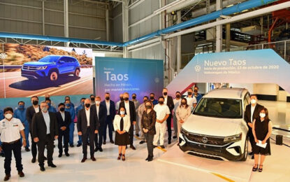 Volkswagen refrenda su confianza en México, inicia producción del nuevo TAOS