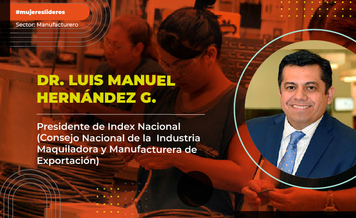 Luis Manuel Hernández G., presidente de Index Nacional (Consejo Nacional de la Industria Maquiladora y Manufacturera de Exportación). (Foto: Cortesía)