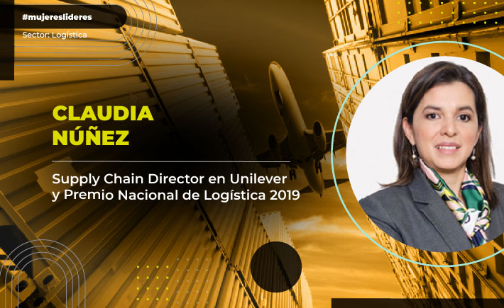 Claudia Núñez, Supply Chain Director en Unilever y Premio Nacional de Logística 2019, en el Webinar “Gestión de la mujer en la logística y las nuevas tendencias”, realizado en julio de 2020. (Foto: Cortesía) 