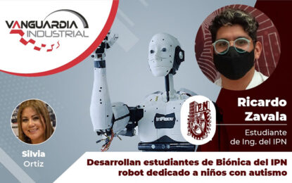 Desarrollan estudiantes de ingeniería Biónica del IPN robot dedicado a niños con autismo