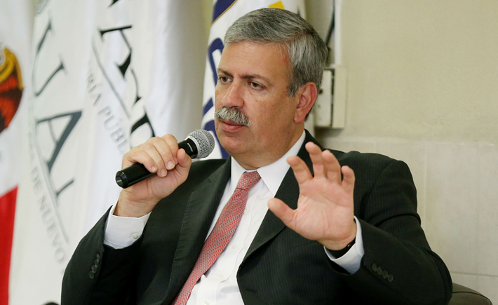 El nuevo presidente ejecutivo de la INA, Francisco González Díaz y Alberto Bustamante, quien fue nombrado director general del organismo, “serán los responsables de guiar el desarrollo y crecimiento de la industria de autopartes…”, informó la INA. (Foto: Cortesía) 
