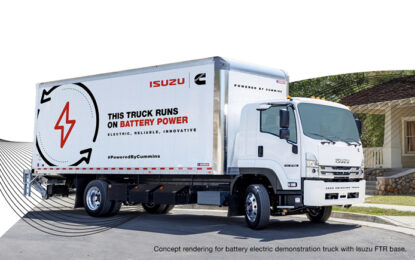 Isuzu y Cummins fabricarán camiones eléctricos de carga media