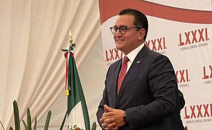 “Nos declaramos aliados indiscutibles de quienes abanderen las causas del sector industrial de México”: Centeno Reyes. (Foto: Canacintra)