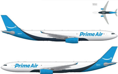 Airbus se incorporará a la flota de carga de Amazon Air