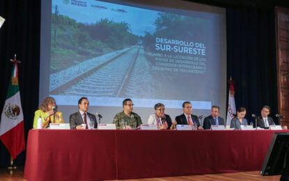 Buenrostro dio el “banderazo” para “convertir a México en  una gran potencia”; anunció licitación del Corredor Interoceánico