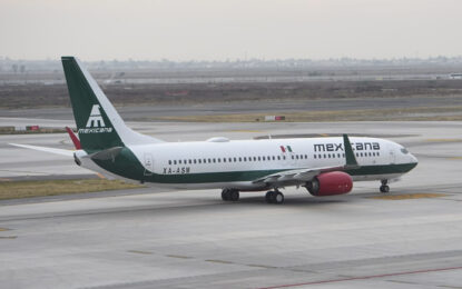 Vuelve a volar Mexicana de Aviación