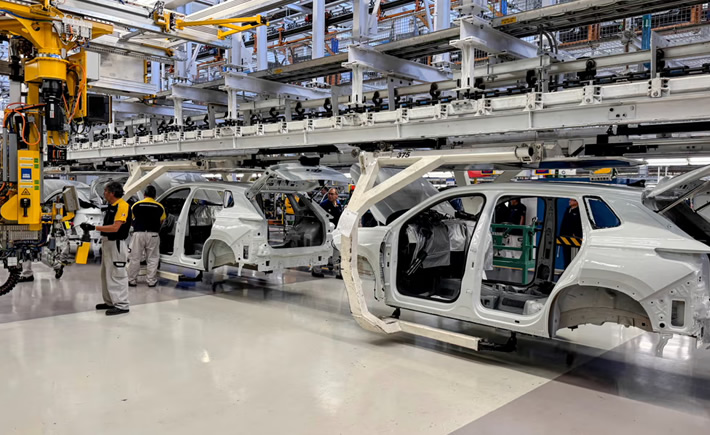 Volkswagen de México utiliza un 93.6% de energía que proviene de fuentes renovables y reduce su consumo energético por unidad producida en un 22%. (Fotografía: Volkswagen de México)